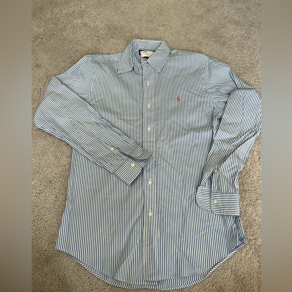 Men’s polo dress shirt